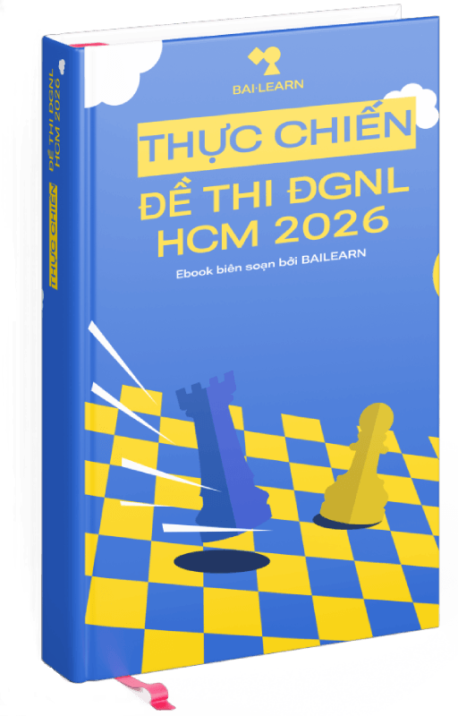 Ebook thực chiến đề thi ĐGNL HCM 2026
